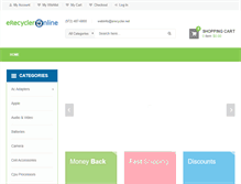Tablet Screenshot of erecycleronline.com